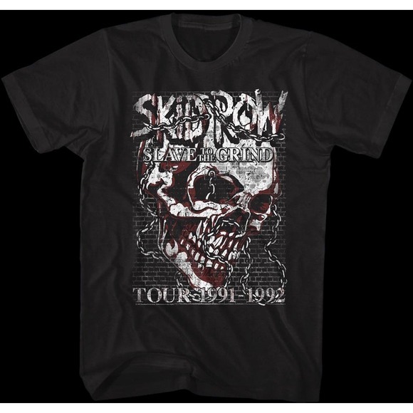 T-shirt Skid Row Band Rock Vintage Coton Noir - Taille S à 4XL Homme Femme
